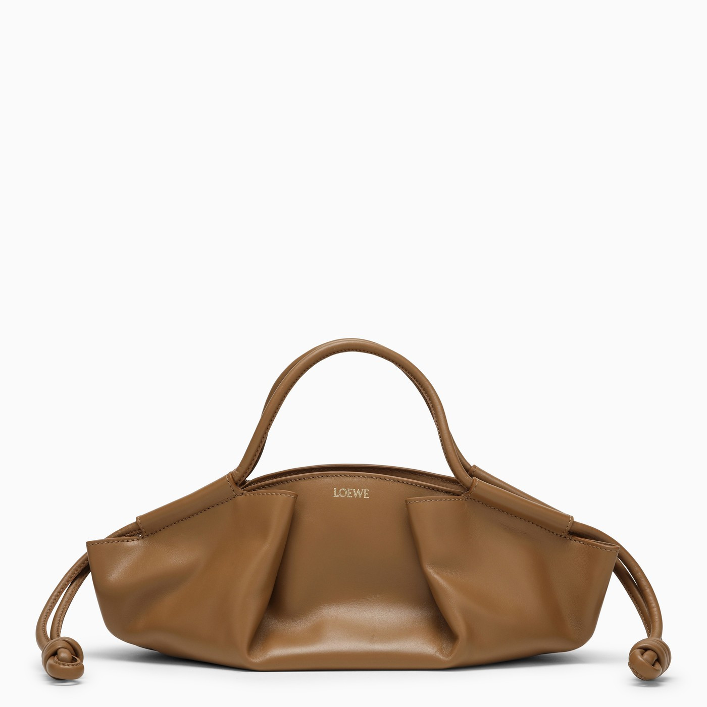 Small Paseo bag in oak nappa leather | The Double F