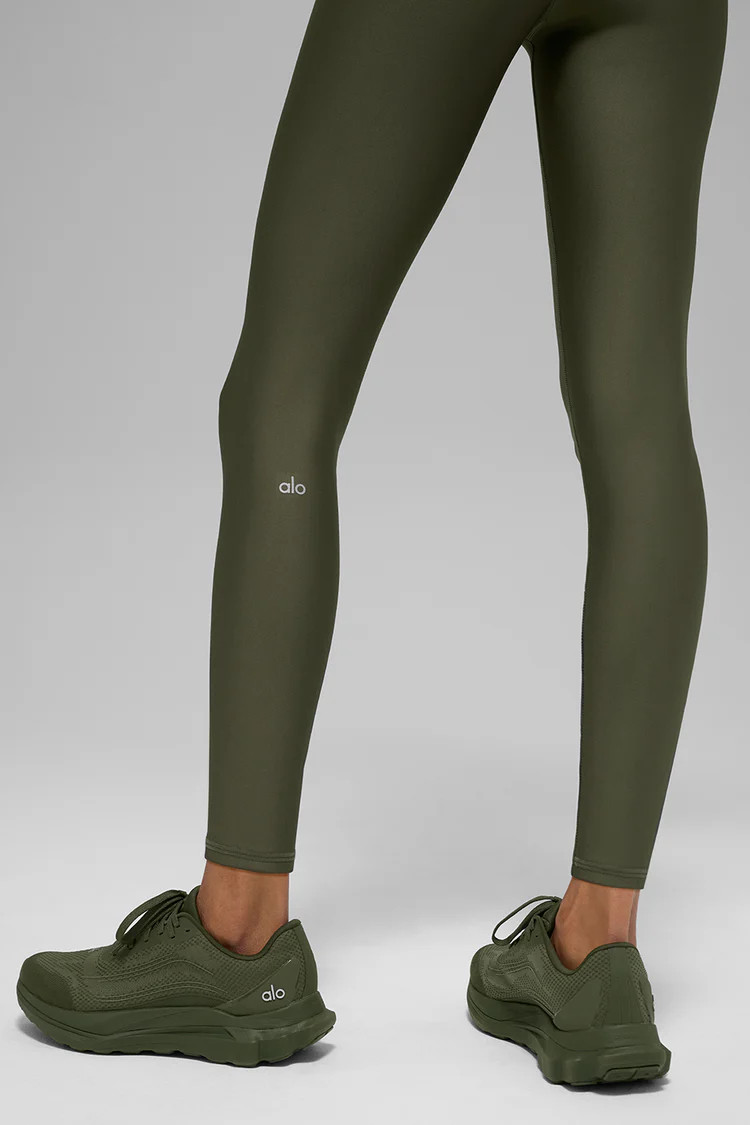 7/8 High-Waist Airlift Legging - Green Olive | Alo Yoga (US)