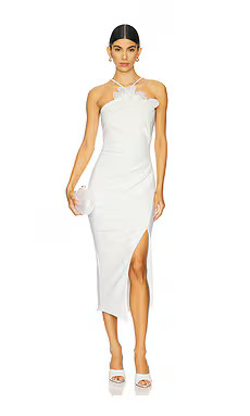 ELLIATT Janelle Midi Dress in Ivory from Revolve.com | Revolve Clothing (Global)