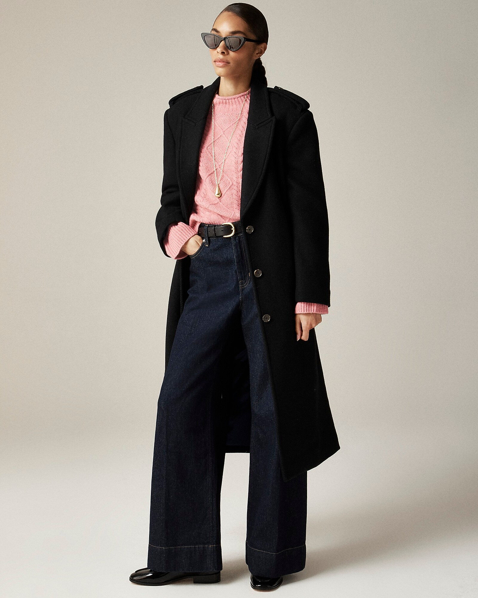 Cable-knit Rollneck&trade; sweater in Supersoft yarn | J. Crew US