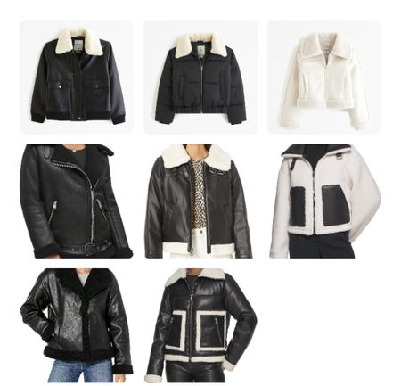 The trendy aviator style jackets 

#LTKsalealert #LTKstyletip #LTKSeasonal