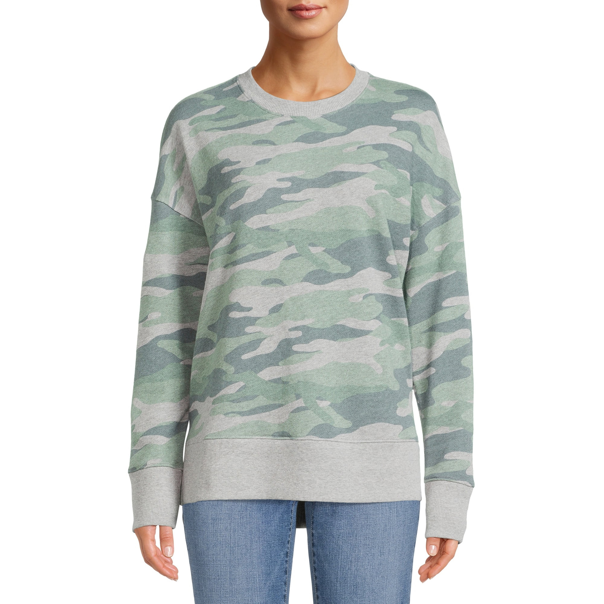 Time and Tru Women's Crewneck Sweatshirt | Walmart (US)