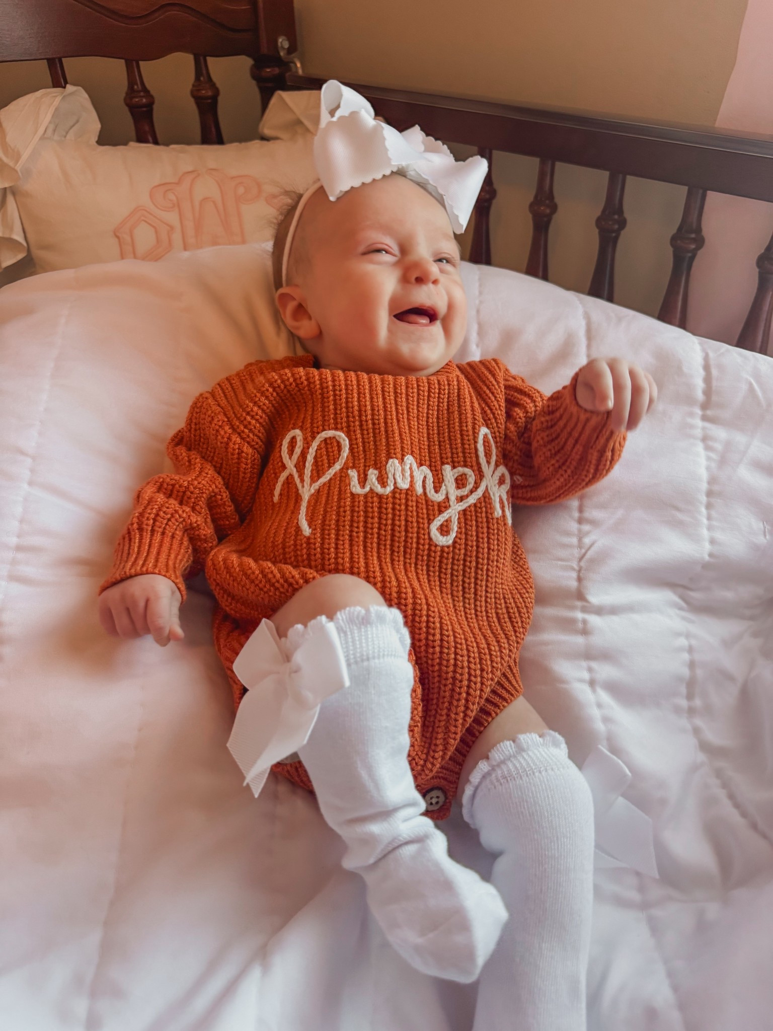 The cutest little bubble sweater! Parker is pictured in a size 0-3 months🧡Orange

#LTKBaby #LTKSeasonal #LTKHalloween