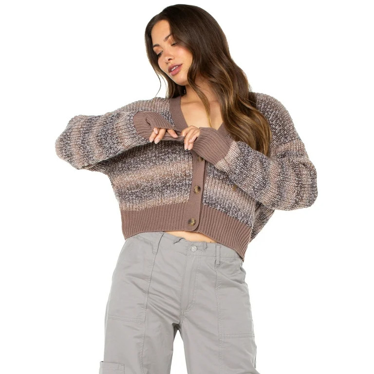 Celebrity Pink Juniors Boyfriend Cardigan, Sizes XS-XXXL | Walmart (US)