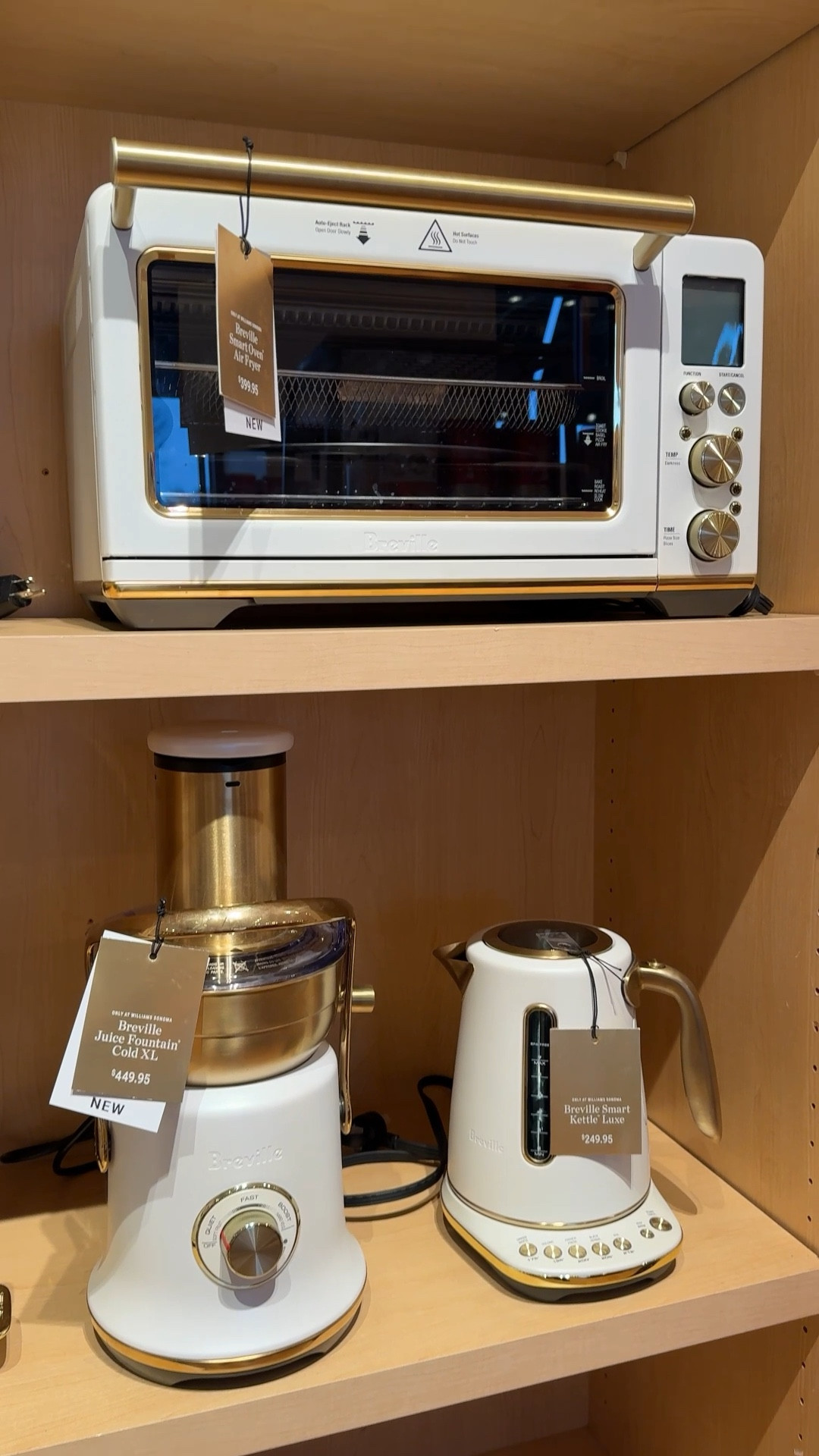 A polished kitchen moment! 🤍✨ The Breville Brass Collection in Sea Salt & Brass brings that high-end, designer feel to everyday appliances—clean, modern tones paired with warm brass accents for a look that’s both timeless and current. 🤩 Stylish enough to live on your countertop, smart enough to use every single day! These make an especially thoughtful gift for anyone who loves elevated, well-designed kitchen essentials. 🧑‍🍳 

Available now at Williams Sonoma. And for more budget-friendly options, I’ve also included affordable white and gold kitchen appliances that give a similar look without the splurge! 💫 #LuxeKitchen #KitchenAppliances #GiftIdeas 

#LTKHome #LTKSaleAlert #LTKGiftGuide