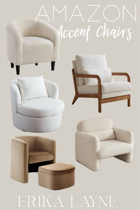 Amazon Accent Chairs 🤍 Perfect for any space  🏡 
#amazonhomedecor #amazonfinds

#LTKstyletip #LTKhome