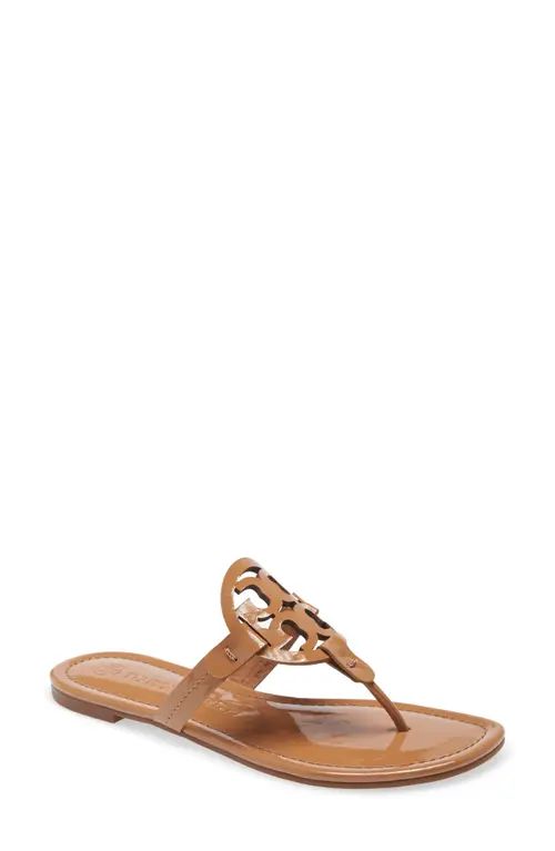 Tory Burch Miller Leather Sandal in Tan at Nordstrom, Size 11 | Nordstrom