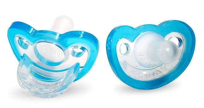 RaZbaby JollyPop Newborn Pacifier 0-3 Months - Soft, BPA-Free Silicone, USA-Made, Durable One-Pie... | Amazon (US)