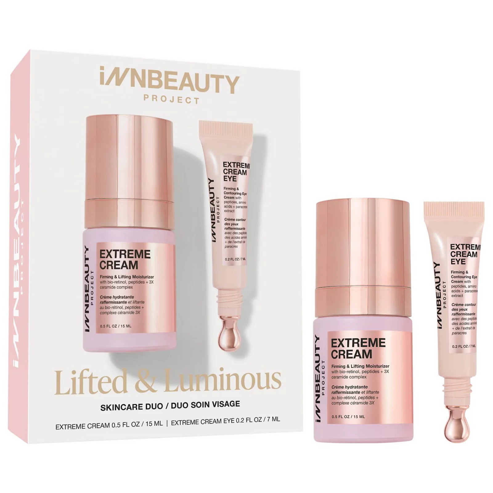 iNNBEAUTY PROJECT Lifted & Luminous Travel Skincare Holiday Exclusive Set, None | Kohl's