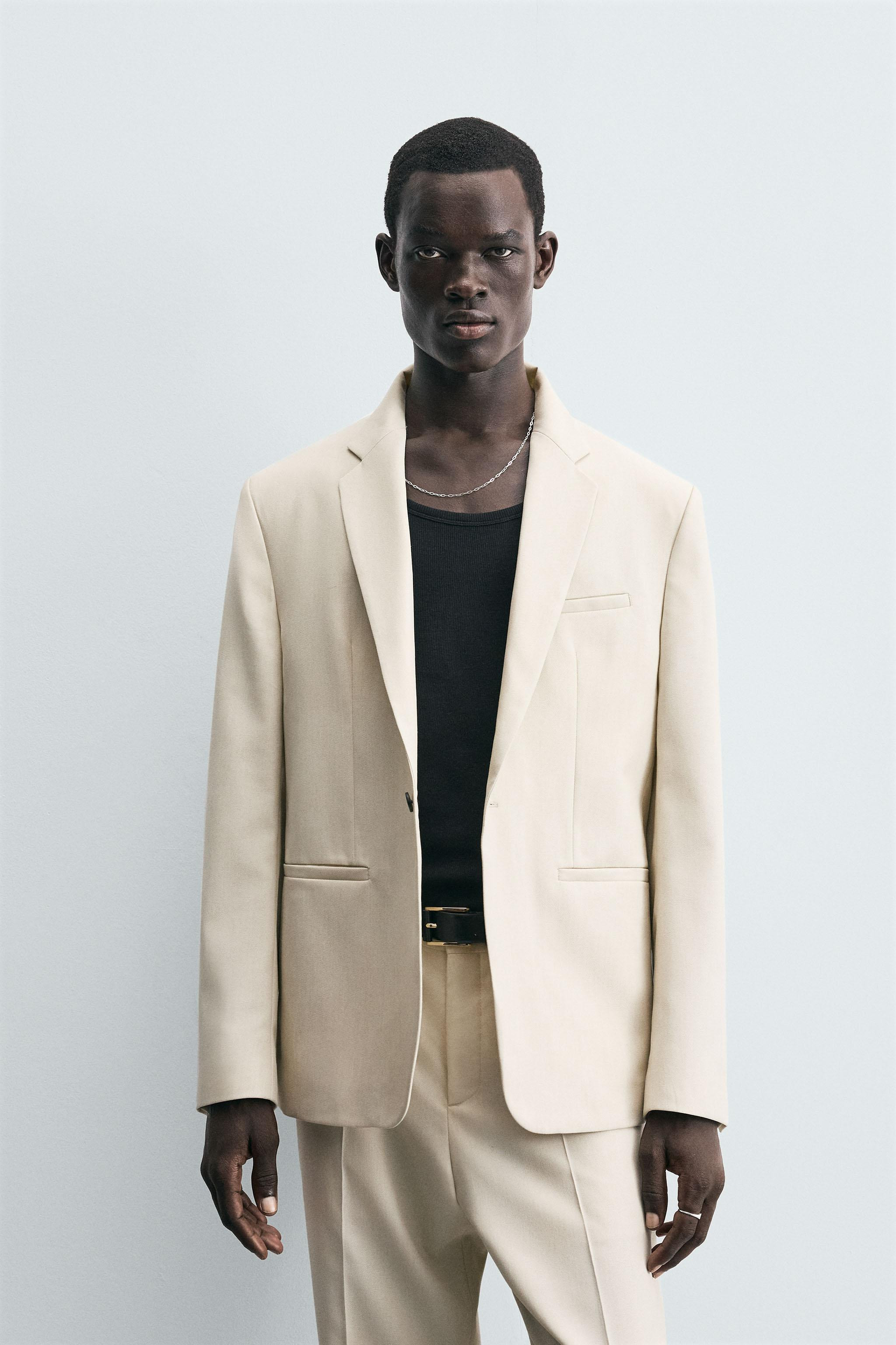 WOOL BLEND SUIT BLAZER | Zara AU