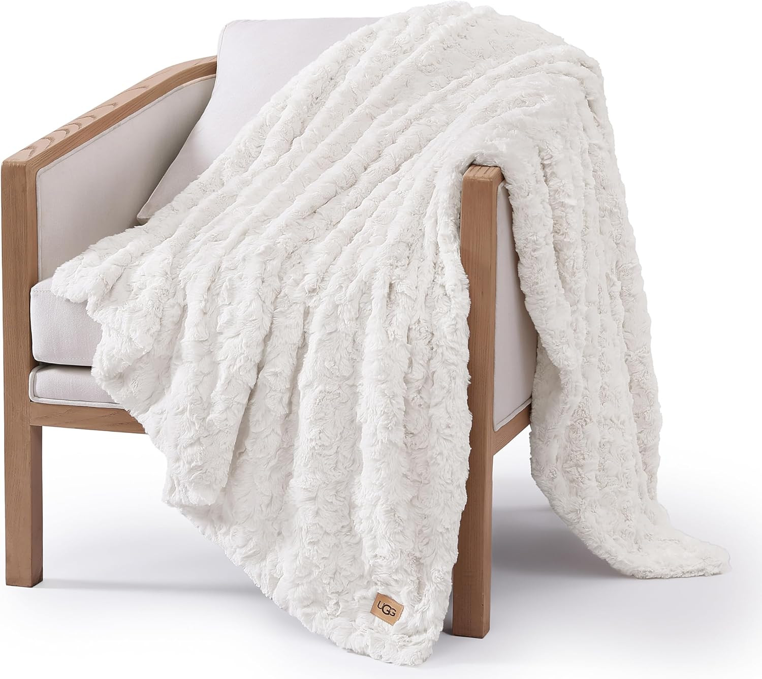 UGG Adalee Faux Fur Throw Blanket Luxury Lightweight Cozy Soft Throw for Couch Bed or Chair Hypoa... | Amazon (US)