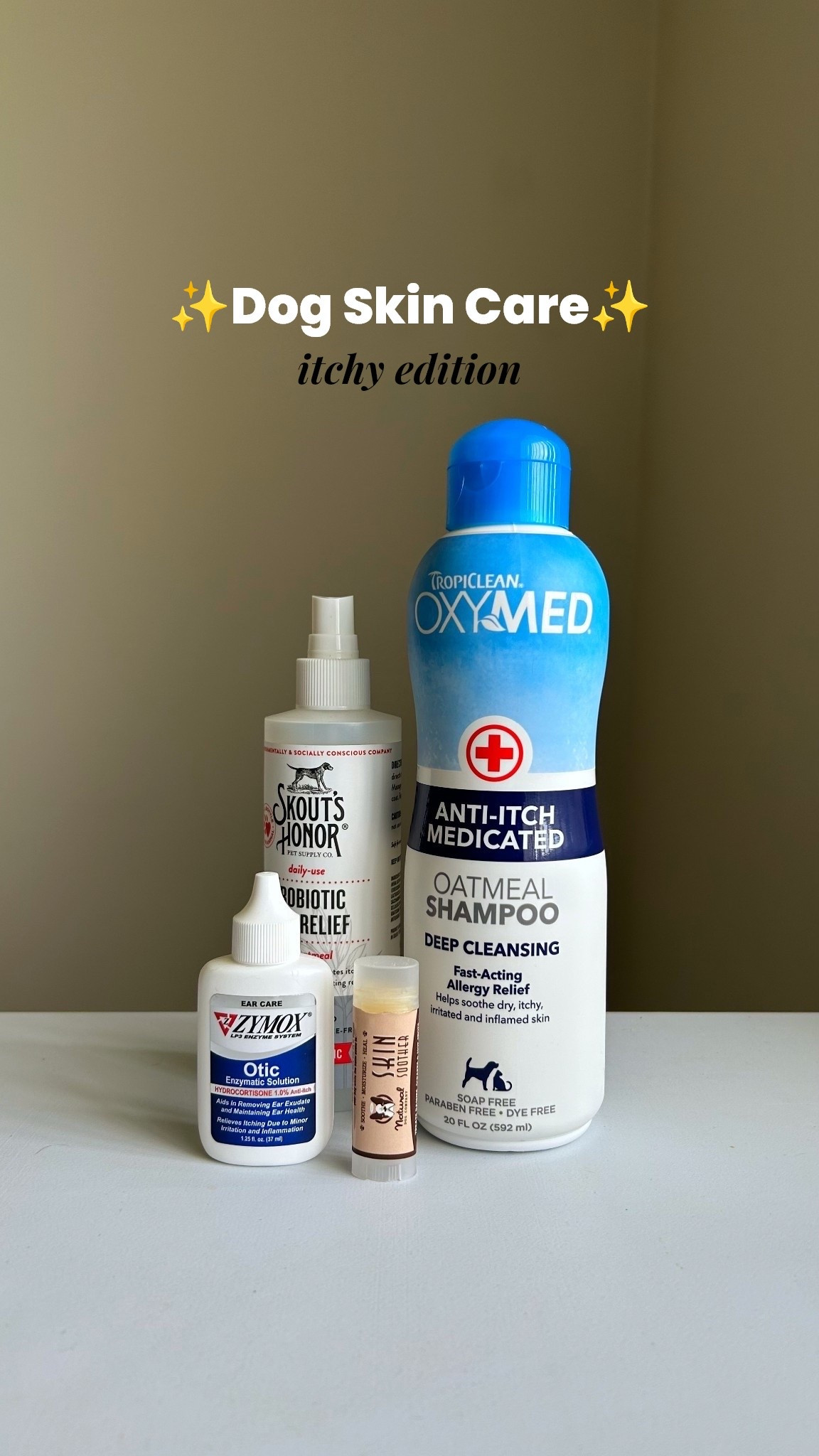 Skin care for dogs — itchy edition 🐶

Ever since Rio was a puppy, he’s dealt with atopic dermatitis and contact dermatitis, so finding the right dog care products has been a journey. A lot of trial and error (and yes… it adds up quickly 😅).

Even though I’m a budget girly, it’s been 100% worth it. We finally have a solid skincare + bath routine that keeps his skin calm and comfortable 🤍

I usually shop his products from Amazon or PetSmart, and I linked the exact ones we use, plus a few others we’ve tried, loved, and alternate between depending on his skin needs.

Sharing this in case it helps another dog mom going through the same thing 🫶🐾

#LTKFindsUnder50 #LTKgrwm #LTKselfcare