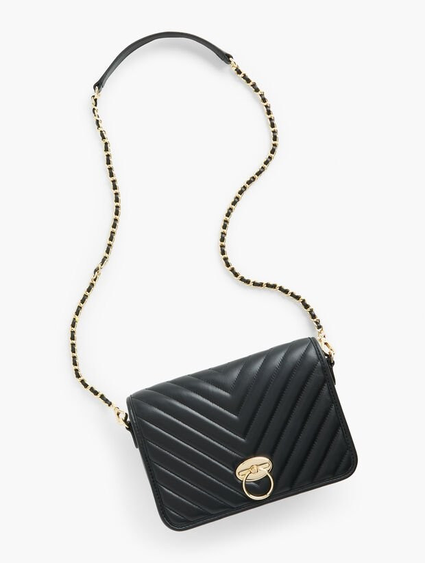 Quilted Leather Crossbody Bag | Talbots