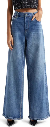 Alice + Olivia Trish Mid Waist Baggy Jeans | Nordstrom | Nordstrom