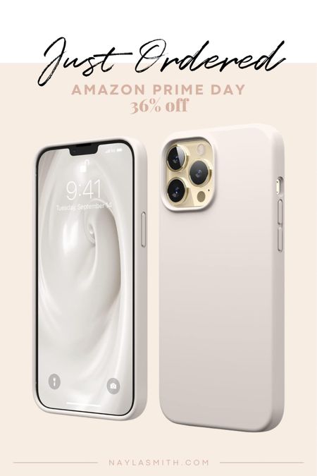 Neutral beige silicone iPhone 13 Pro Max case - Amazon Prime Big Deal Days



#LTKfindsunder50 #LTKsalealert #LTKxPrime