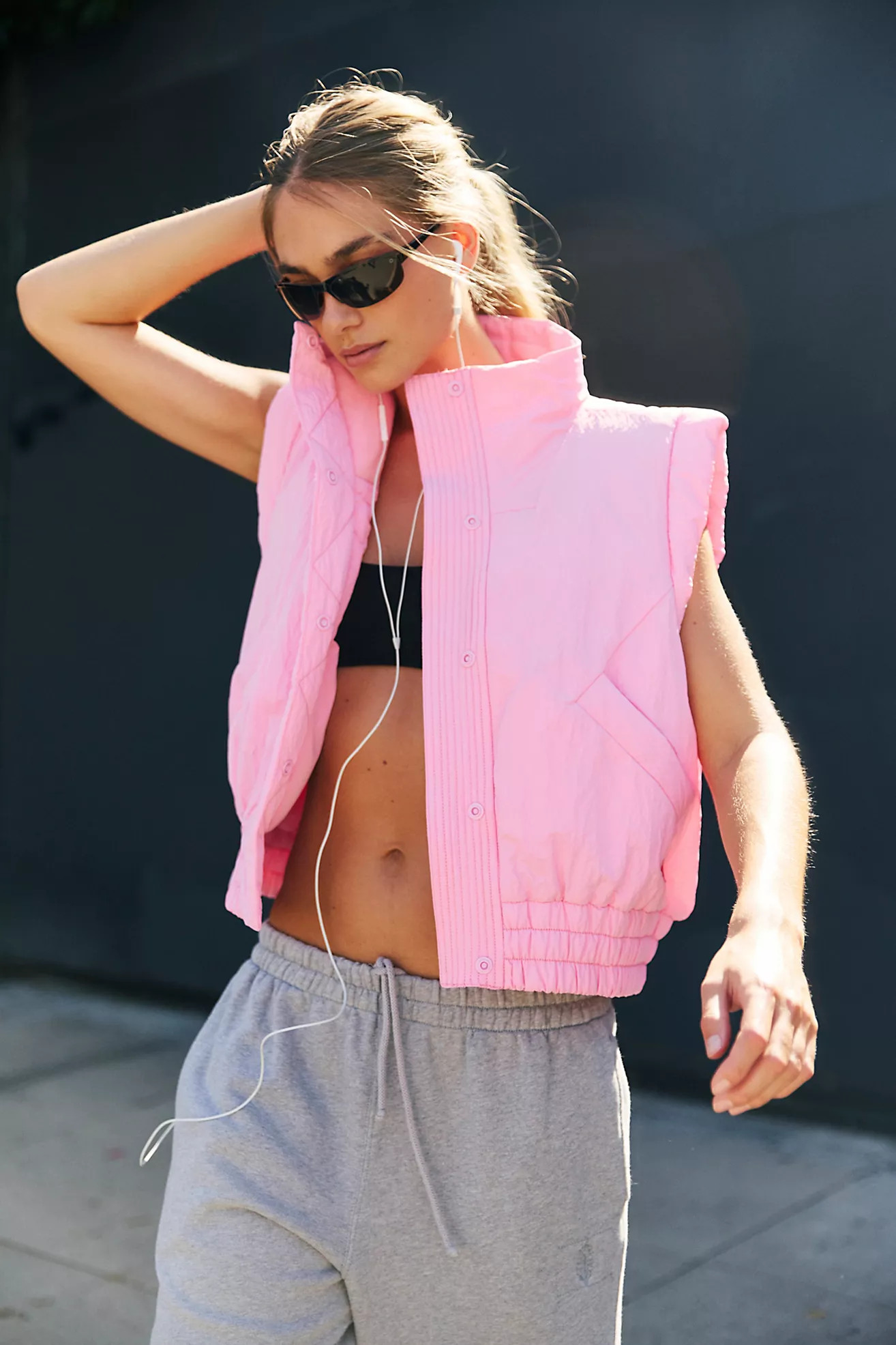 Care FP Scrunch Time Puffer Vest | Free People (Global - UK&FR Excluded)