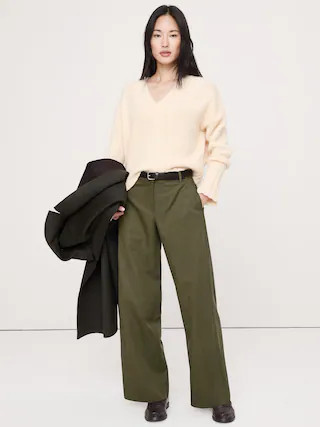 The Everyday Wide-Leg Pant in Tencel™-Cotton | Banana Republic (US)
