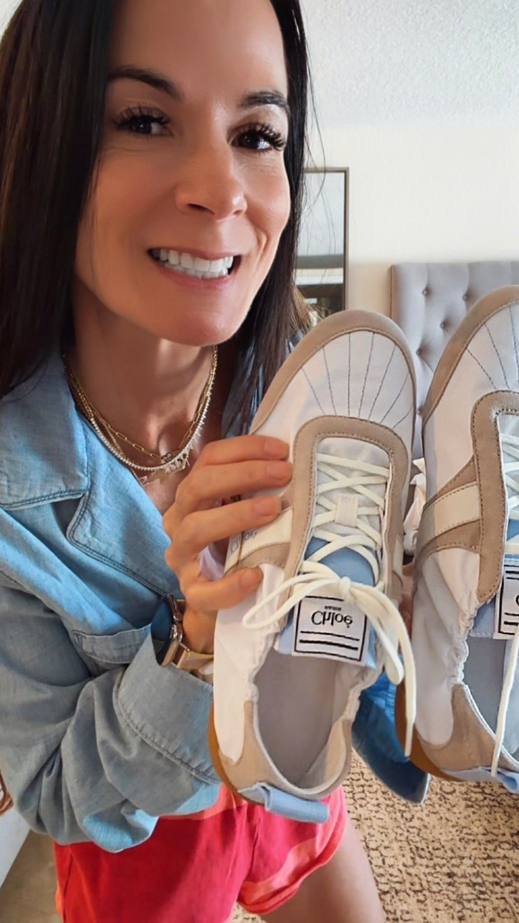 Bougie unboxing but make it wearable 💅✨

Starting with this Saint Laurent chambray… the definition of a forever piece. Classic, effortless, and one of those “you’ll have this in your closet for years” kind of staples.

And then… THESE sneakers 🤍
Low profile, sporty, a little ballet-inspired and honestly?? I’m unwell. You already know I’m a sneaker girl, but this style with shorts just hits different.

Effortless, elevated, and just the right amount of bougie 💁🏼‍♀️



#LuxuryCasual #DesignerStyle #ElevatedBasics #SportyChic #NicoleColeeStyle



#LTKootd #LTKgrwm #LTKdayinmylife