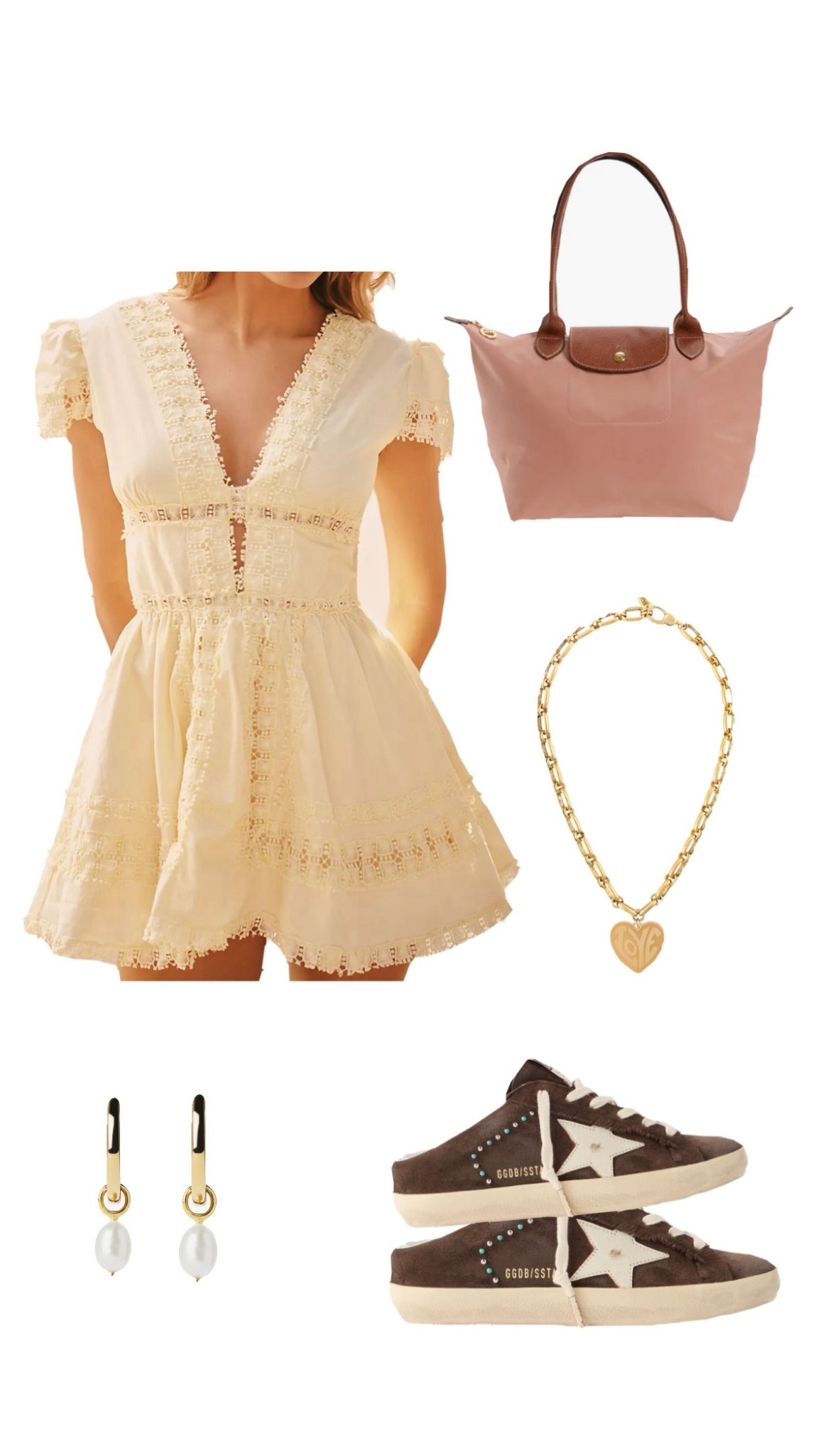 all outfit inspo, green mini dress, cheetah accessories, classy autumn outfits, pink longchamp bag, colorful fall outfits, cheetah flats, New York outfits, autumn outfits, pumpkin patch outfit, cute fall outfits, gold jewelry, cream ruffle dress, golden goose 

#LTKSeasonal