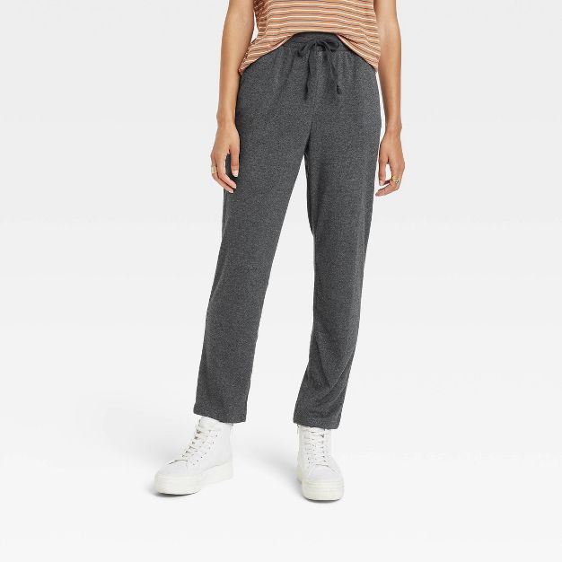 Women's Mid-Rise Pull-On Knit Pants - Universal Thread™ | Target