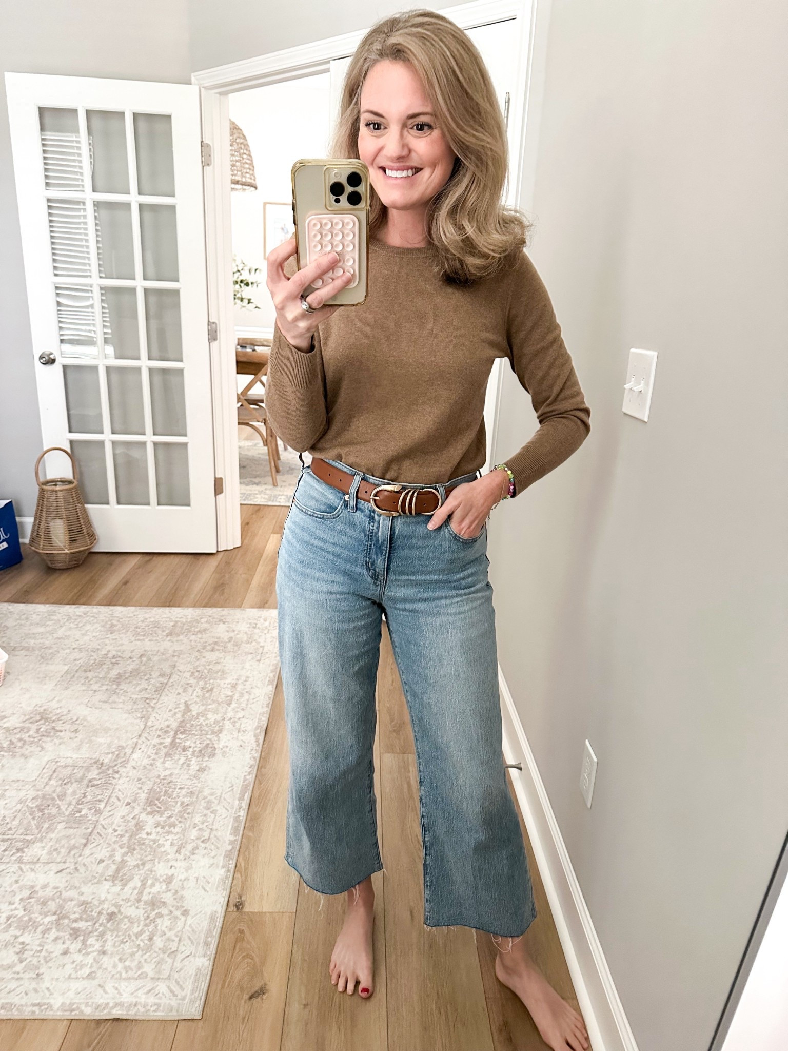 Wednesday outfit in a few of my favorites! These jeans have the the best fit! 

#LTKFindsUnder50 #LTKmomlife #LTKOver40