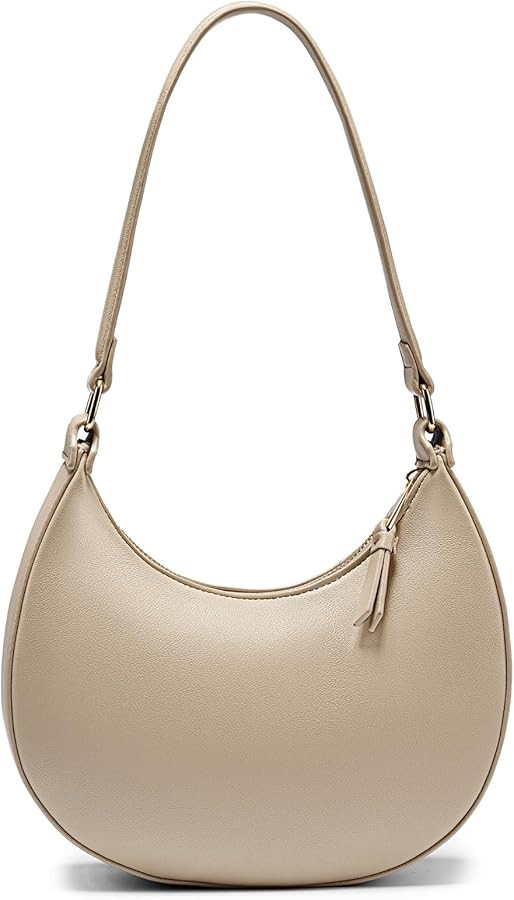 Marvolia Shoulder Bag for Women - Vegan Leather Cute Handbags Trendy Purse Clutch Hobo Bag with Z... | Amazon (US)