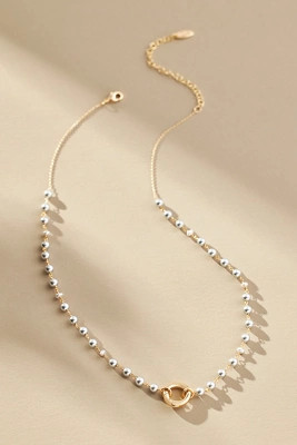 Small Beaded Charm Necklace | Anthropologie (US)