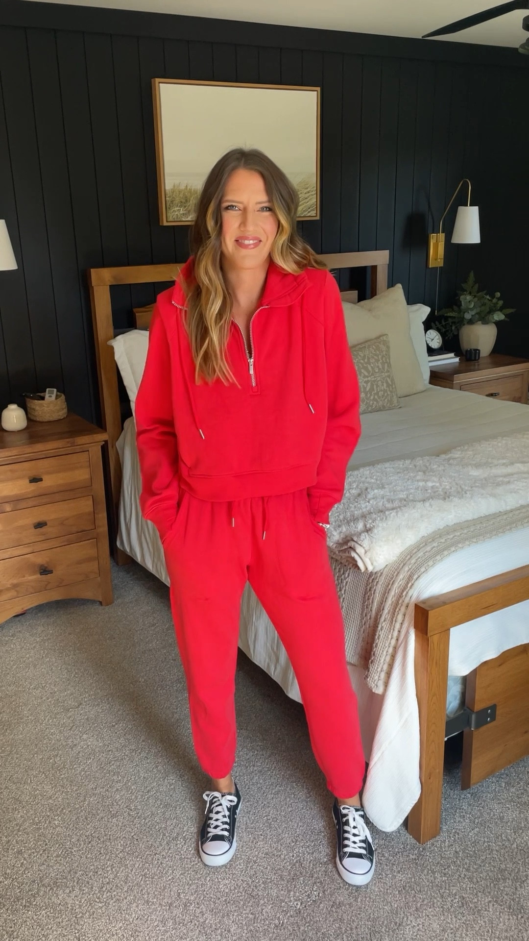 Absolutely love this red set from Target! ❤️

Top - medium 
Bottoms - small 

#LTKfindsunder100 #LTKstyletip #LTKfindsunder50