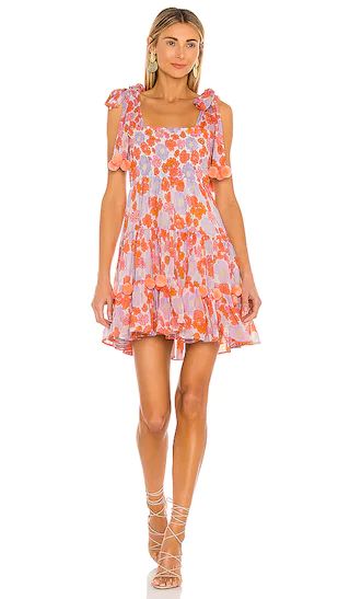 Pippa Short Dress in Flowers | Revolve Clothing (Global)