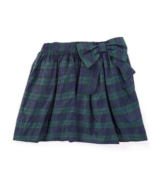 Edgehill Collection x Darby Fallon Clark Little Girls 2T-6X Beatrice Plaid Bow Tie Skirt | Dillar... | Dillard's