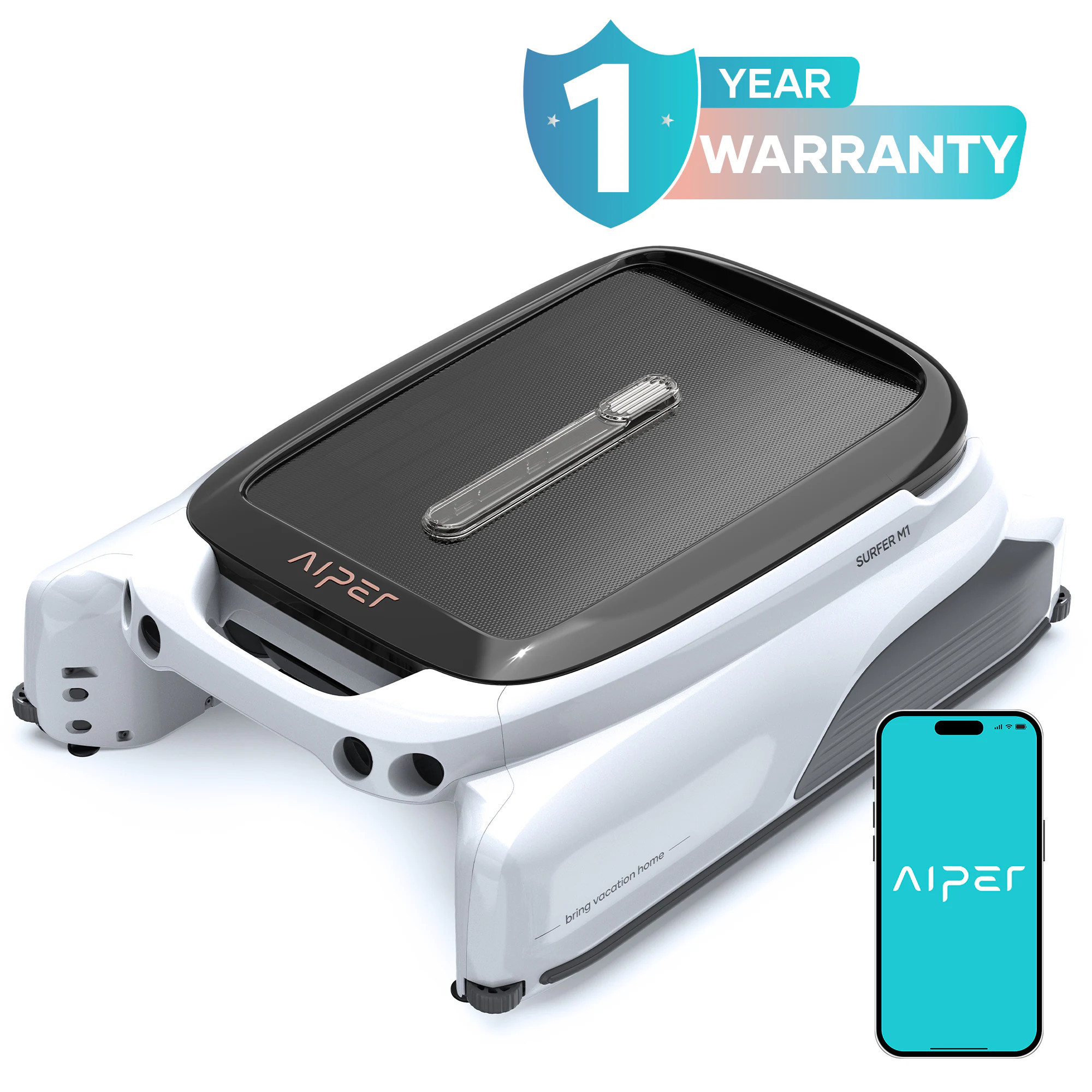 Aiper Cordless Skimmer 9-in Robotic Pool Vacuum | SURFER M1 | Lowe's