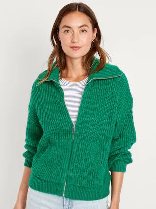 Full-Zip Cardigan Sweater for Women | Old Navy (US)