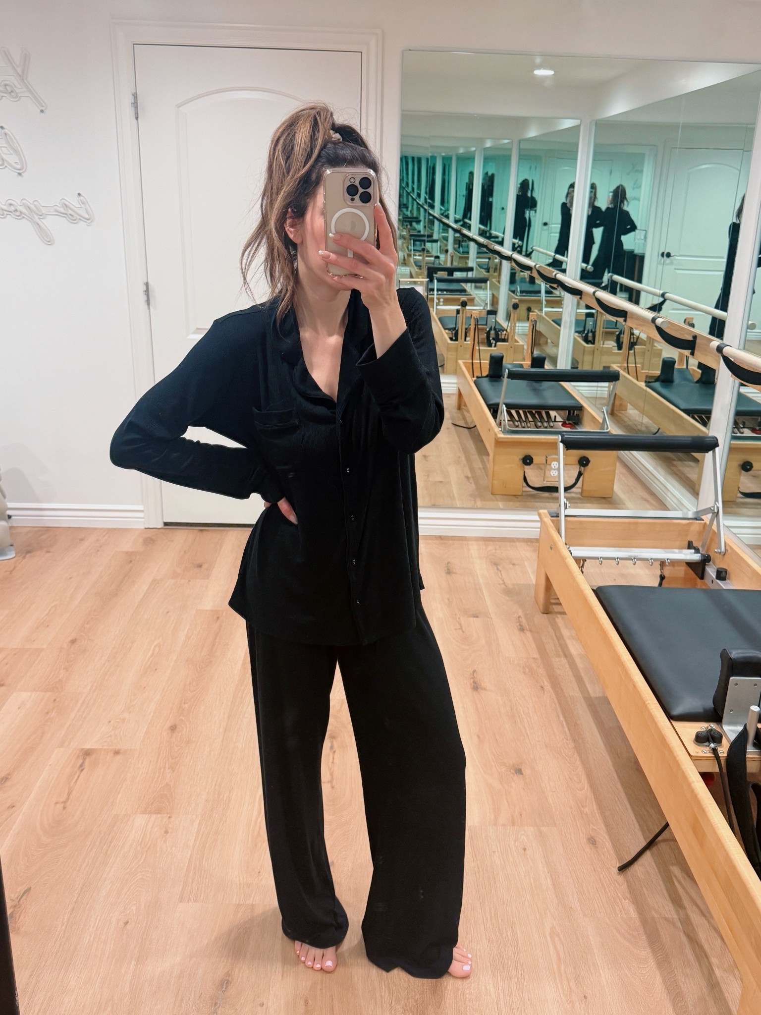 Favorite ribbed modal pj set 🖤
#pjs #pajamas #loungewear #home

#LTKmomlife #LTKootd