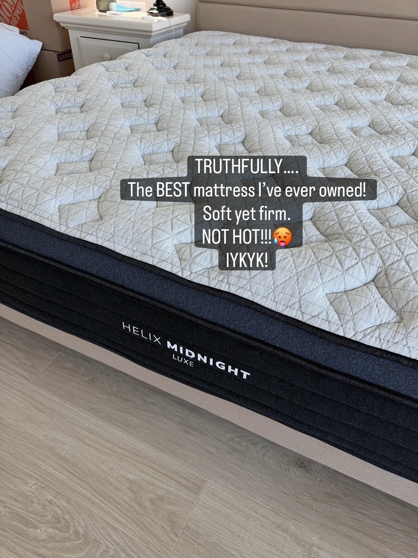 Love this mattress. Soft and not hot. Highly recommend. Five stars. 🙌

#LTKFamily

#LTKValentine #LTKMens #LTKHome #LTKOver40 #LTKmomlife #LTKselfcare