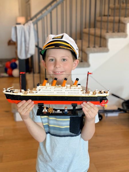 My son really enjoyed playing with this Titanic Cruise Ship Model toy! #amazonfinds #kidstoy #affordablefinds #giftidea

#LTKfindsunder50 #LTKGiftGuide #LTKkids