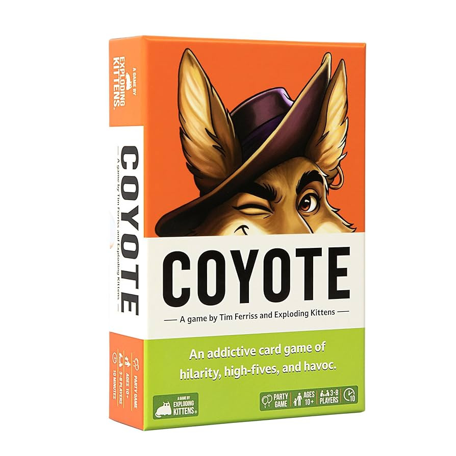 Exploding Kittens Coyote Created by Tim Ferriss, Special Edition Large Box: Includes 6 Unique Act... | Amazon (US)