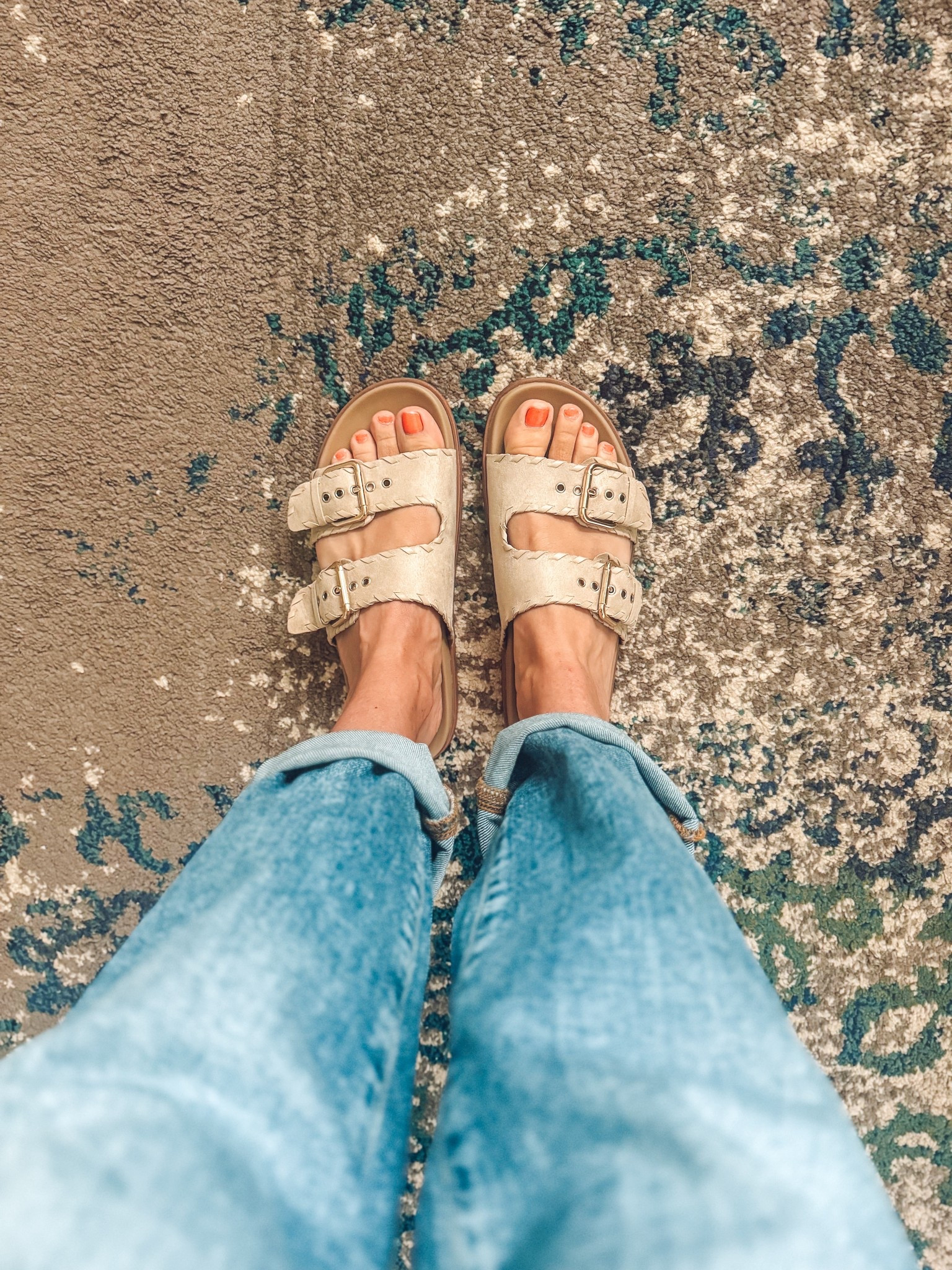 I think I like these more than Birkenstocks 🤭 if you’re a half size, size up! 

#LTKFindsUnder50 #LTKShoeCrush #LTKSaleAlert