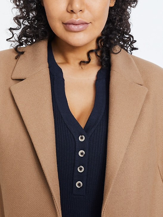 Curve Wool Coat | Tommy Hilfiger (US)