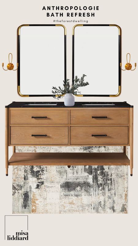 This is a gorgeous bathroom refresh from Anthropologie. The reviews for this vanity say it is a different color! Keep that in mind if you order. It is on sale! 

#LTKFind #LTKhome #LTKsalealert