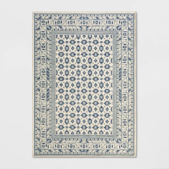 Indoor/Outdoor Floral Woven Area Rug - Threshold™ | Target