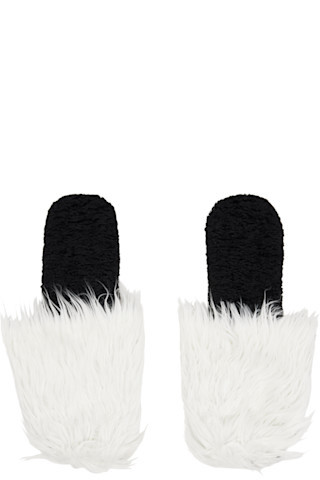 SSENSE Exclusive Black & White Camille Mitts | SSENSE