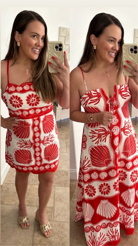 THIS PRINT 😍😍😍 i love both dresses but the maxi wins. size large in both 

#LTKTravel #LTKMidsize