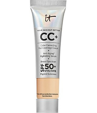 IT Cosmetics CC Color Correcting Full Coverage Cream SPF 50 Travel Size - Medium | Dillard's