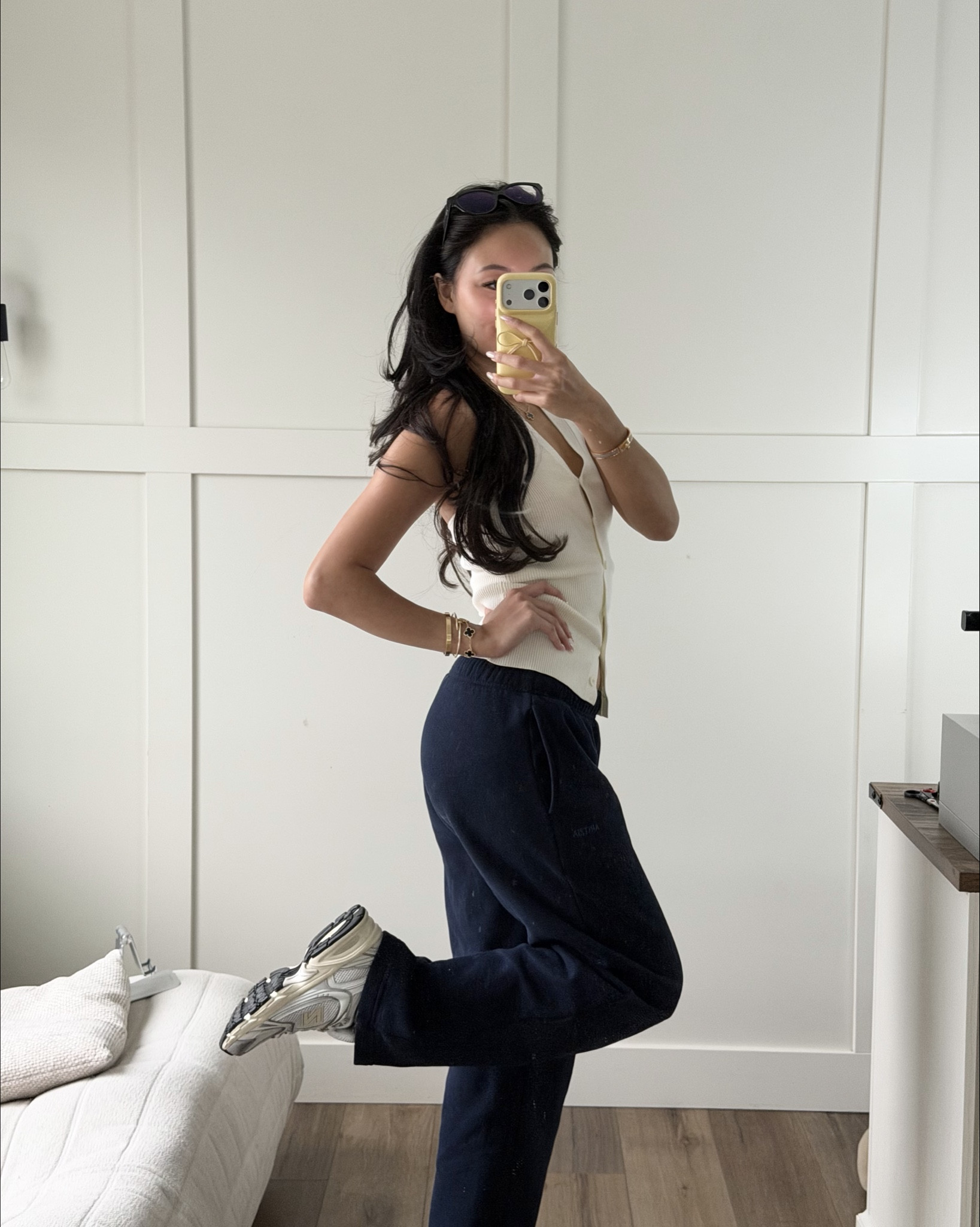 casual and cozy outfit of the day for the girlies who work from home but still want to dress semi-cute for the day 🩶🏡

NEW EVERYDAY WALKING SHOES!! these new balance shoes are perfect for those with wide feet and bunion problems!! was obsessed with the 530 version so I decided to get another color for the year :)

#LTKActive #LTKootd #LTKfitnessgoals