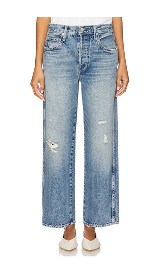 AMO Denim Hattie Wide Leg Jeans in Blue. - size 31 | Revolve Clothing (Global)
