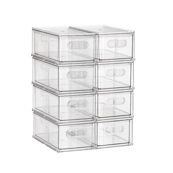 Case of 8 T.H.E. Divided Fridge Drawer | The Container Store