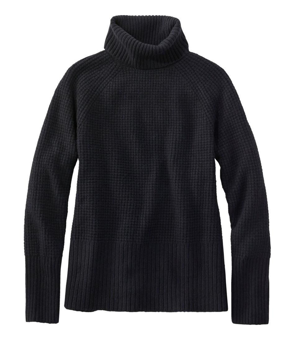 Women's SuperSoft Waffle Sweater, Turtleneck | L.L. Bean