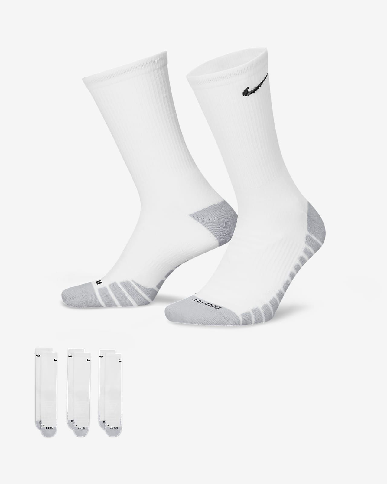 Nike Everyday Max Cushioned Training Crew Socks (3 Pairs). Nike.com | Nike (US)