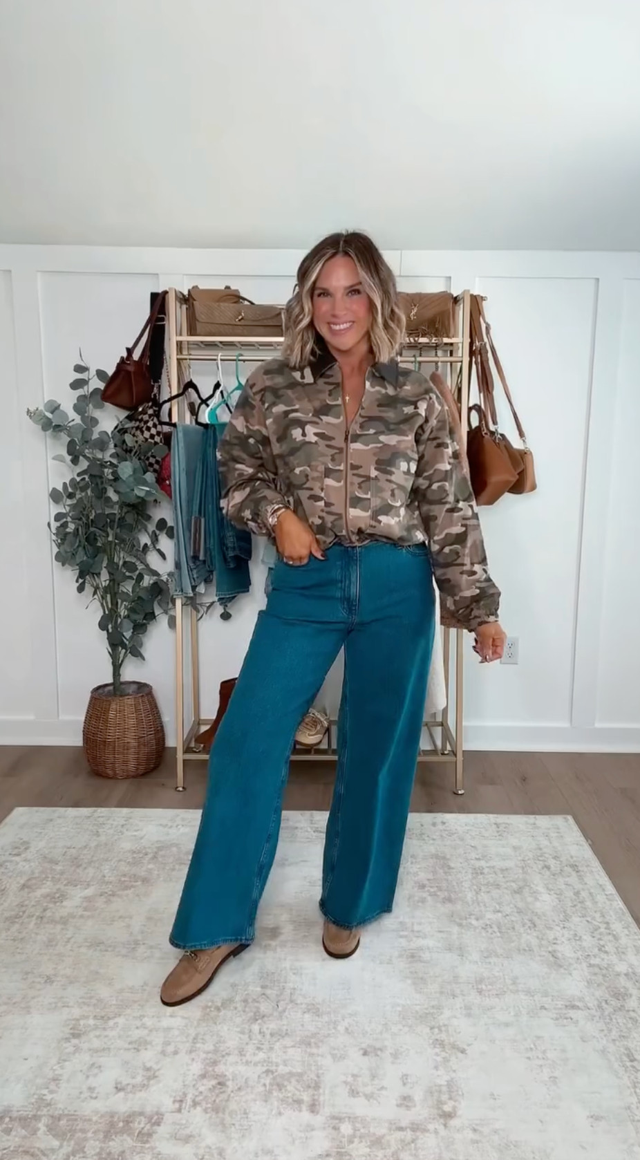 These new Walmart finds are immediately going on repeat - loving this leopard print vest and pants, floral skirt and matching jacket, ribbed peplum top, camo jacket, and a new color in this 3/4 buttondown pullover. Every single piece can be mixed and matched and will make it so easy to look put together!  

 #LTKootd #LTKmomlife #LTKSeasonal