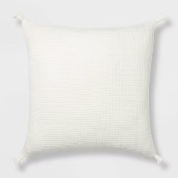 Euro Soft Texture Tasseled Throw Pillow - Project 62™ + Nate Berkus™ | Target